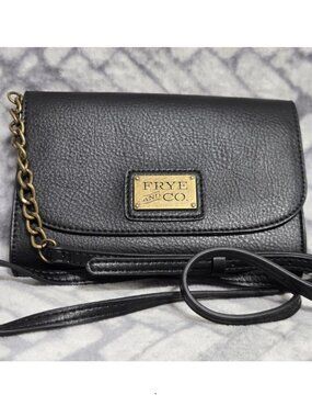 Frye & Co. Black Vegan Leather Small Crossbody